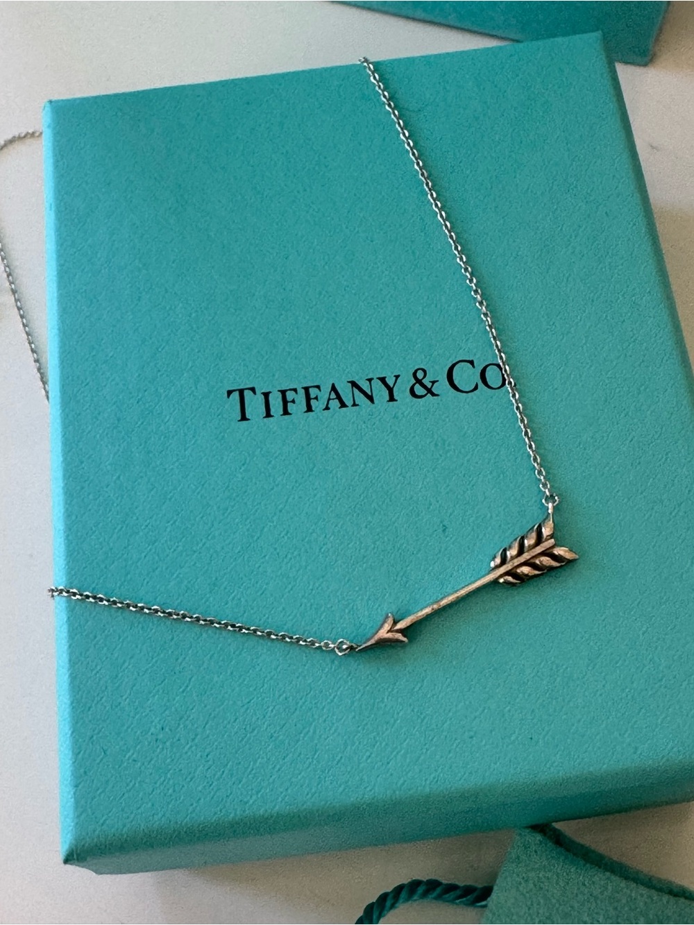 Tiffany & Co. Arrow Pendant Necklace - Silver